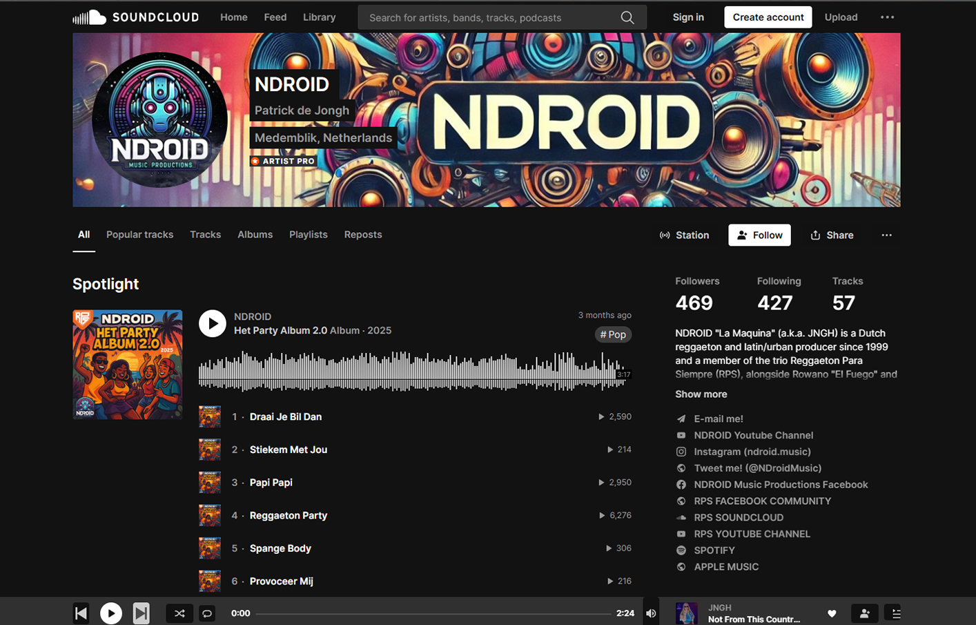 Soundcloud Artist: NDROID
